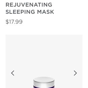 Rejuvenating Sleeping Mask - Purple